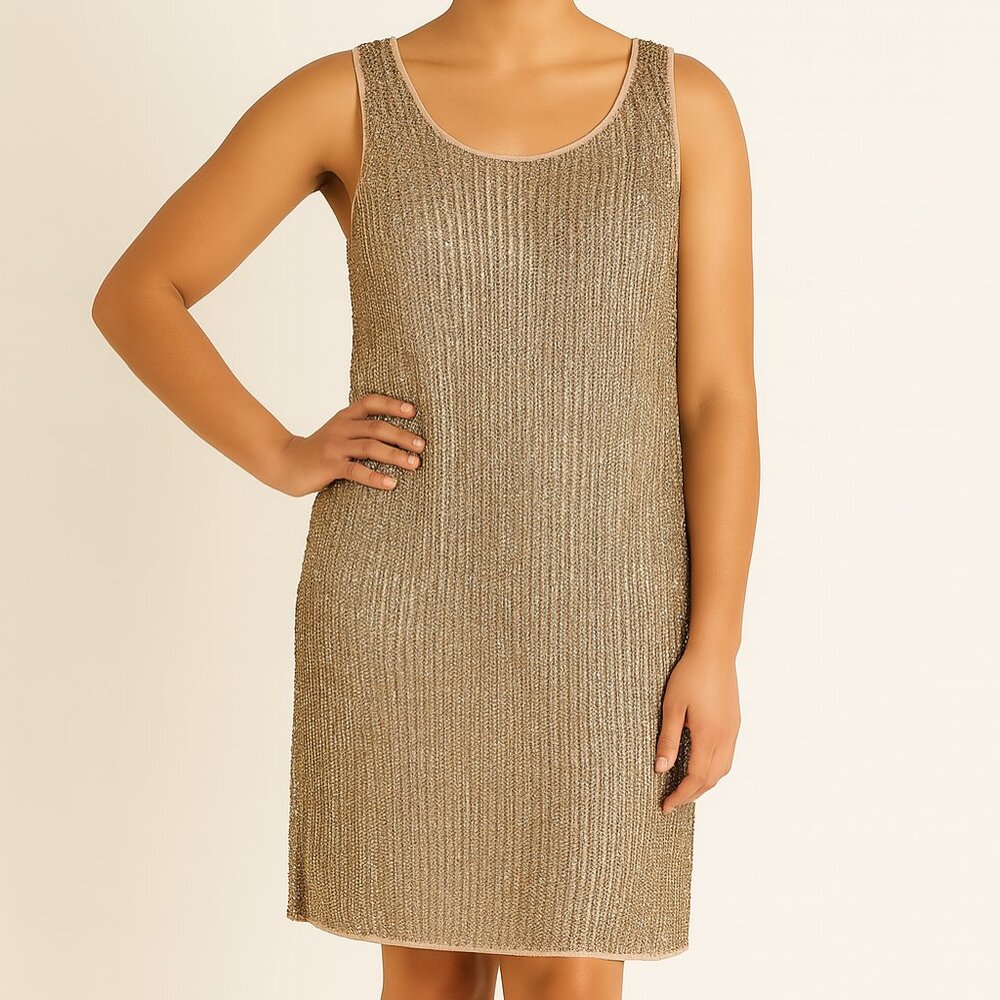 Haute Hippie Beaded Mini Dress